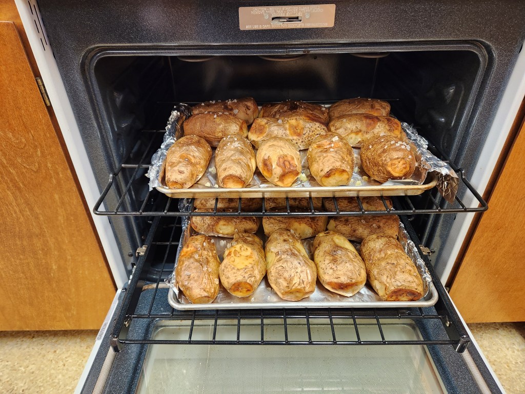 Oven fresh potatoes!